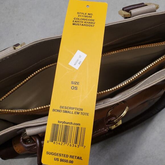 Tory Burch Small Faux Leather Tote - Picture 4 of 10